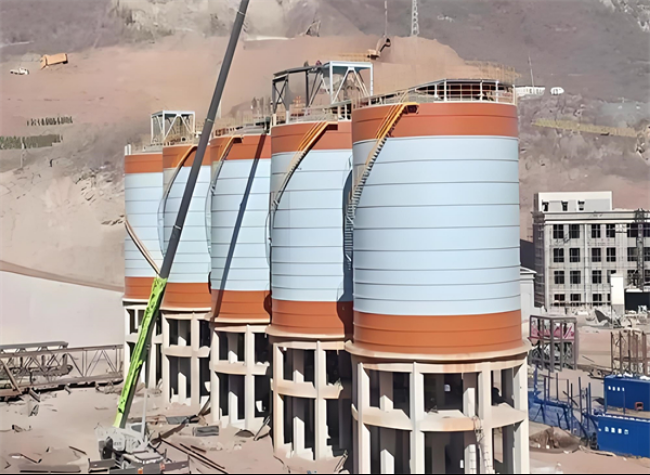 兴庆高架钢板仓