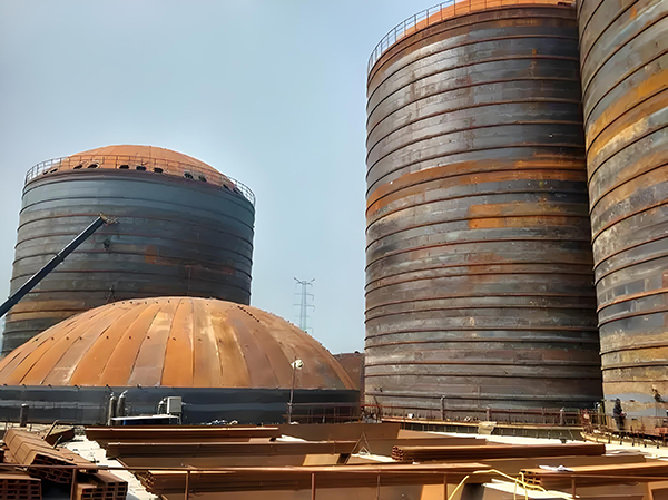 兴庆焦粉钢板仓